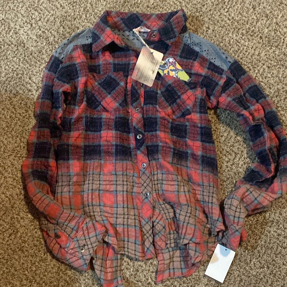 NWT.  Girls miss me flannel